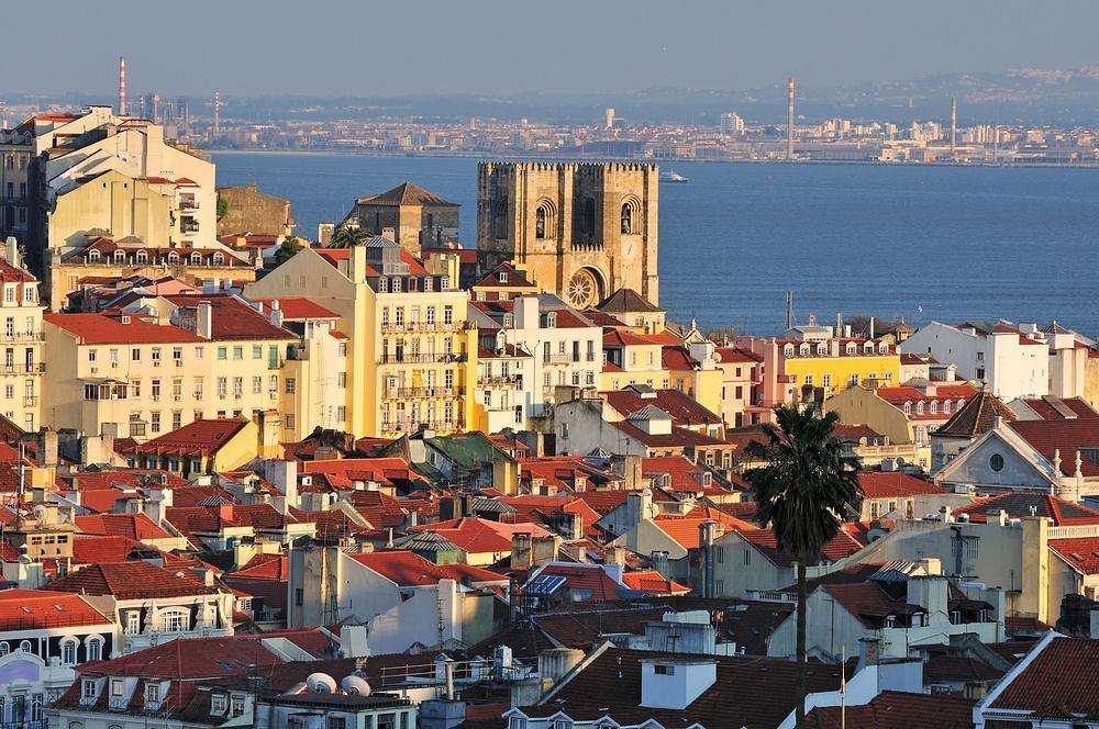 Panorama van Lissabon legpuzzel online