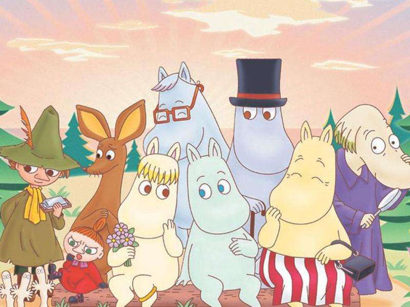 Moomin en vrienden legpuzzel online