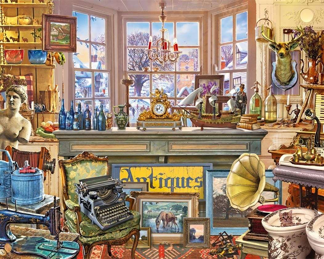 Puzzle- Tienda de antigüedades rompecabezas en línea