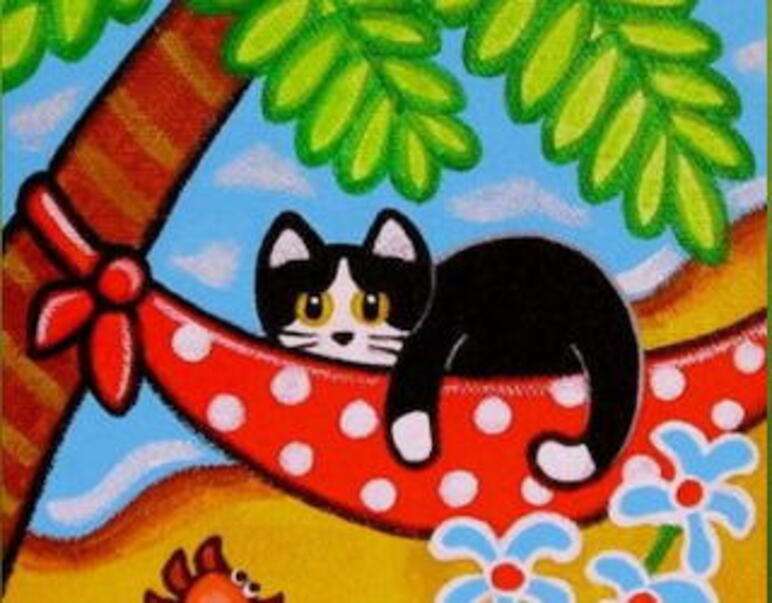 kitten in hangmat legpuzzel online