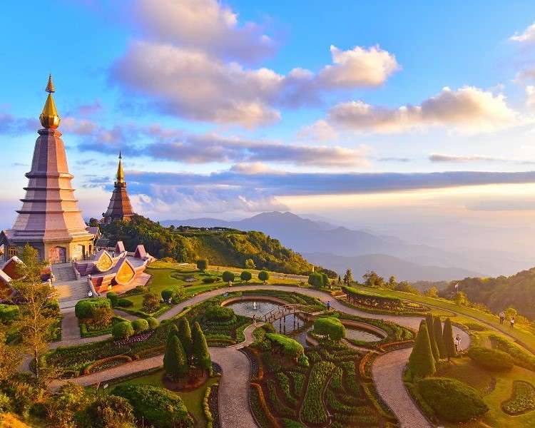 Panorama van Thailand legpuzzel online