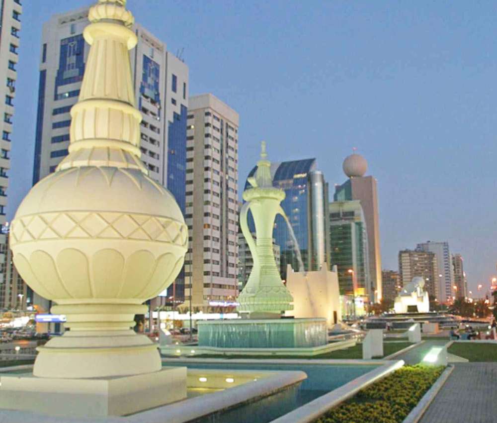 Al Ain - en stad i Förenade Arabemiraten pussel på nätet