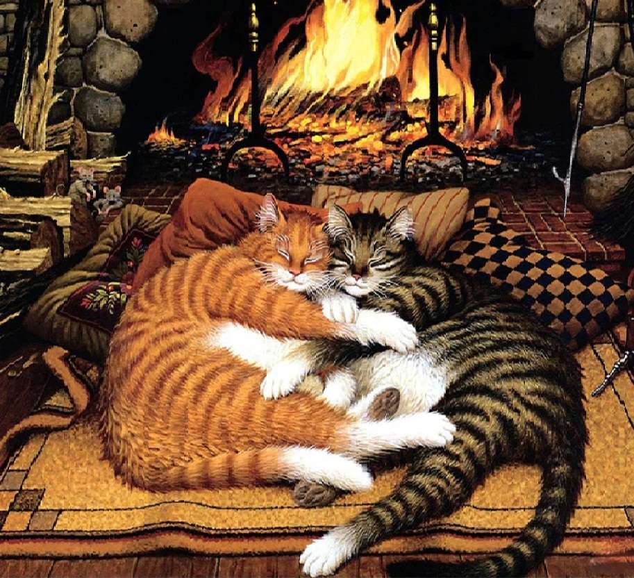 Real pashas, ​​these cats! jigsaw puzzle online
