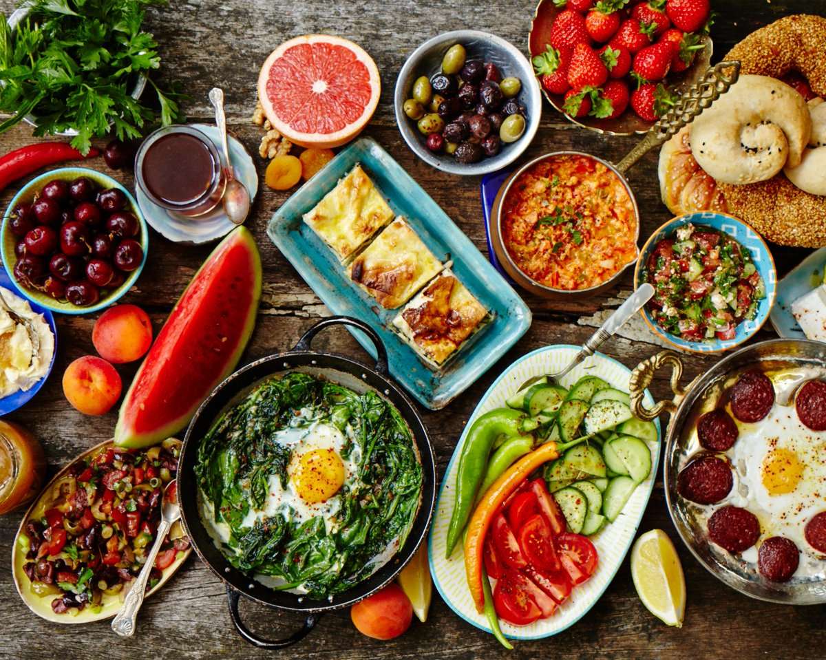 Турецкий завтрак онлайн-пазл