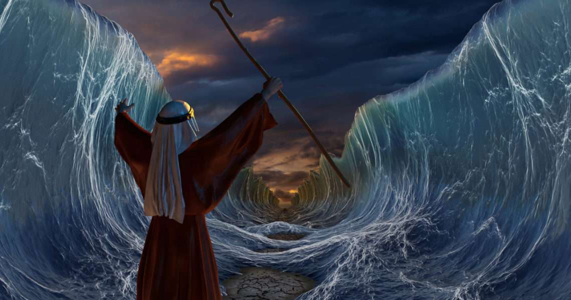 Mojžíš a Rudé moře skládačky online