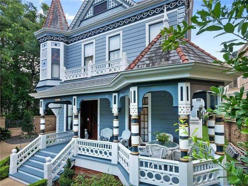 Victoriaanse stijl huis legpuzzel online
