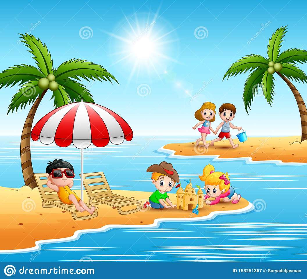 Пляж без детей. Дети на пляже Векторная Графика. Пляж рисунок для детей. Летние каникулы вектор. Отдых детей клипарт.