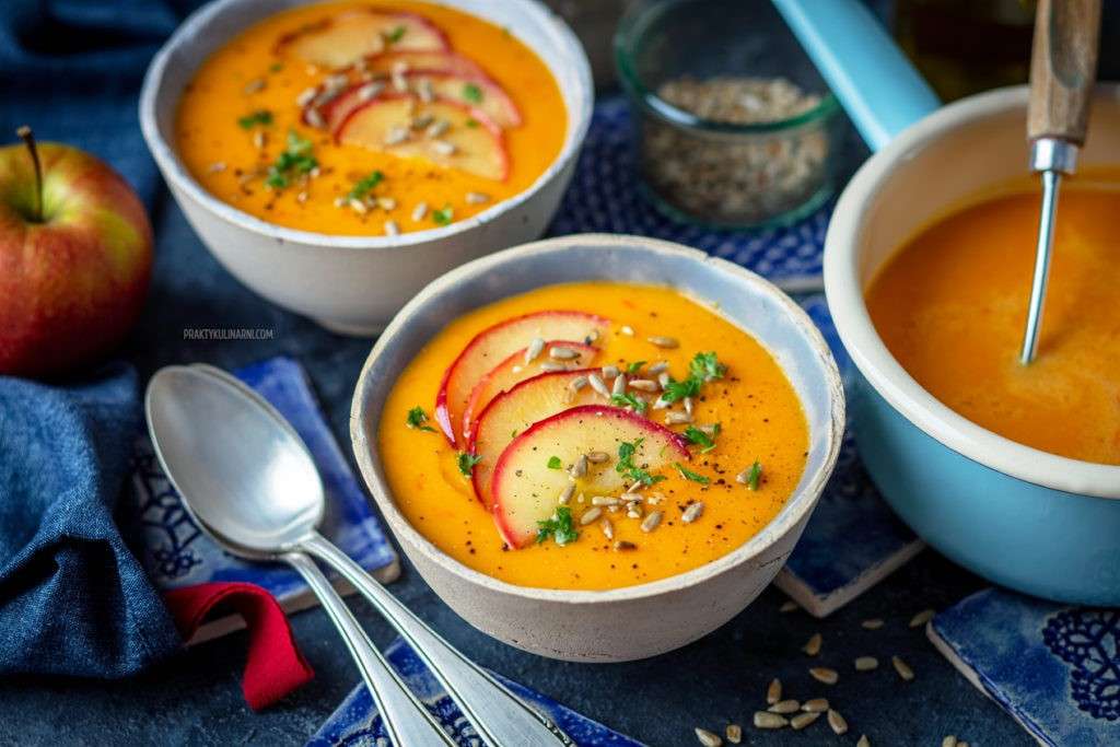 Σούπα με κρέμα κολοκύθας παζλ online