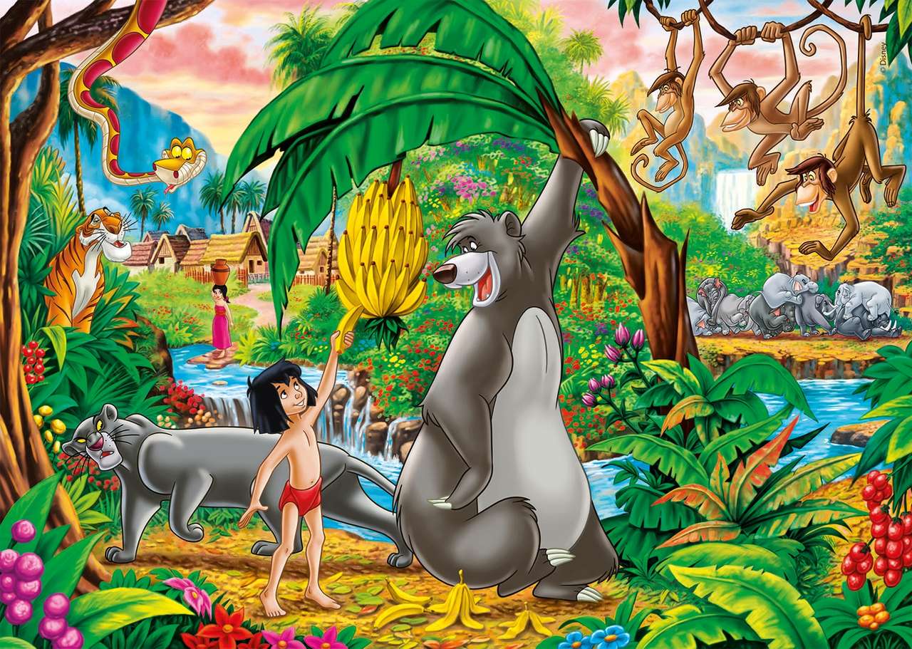 Jungle book quebra-cabeças online