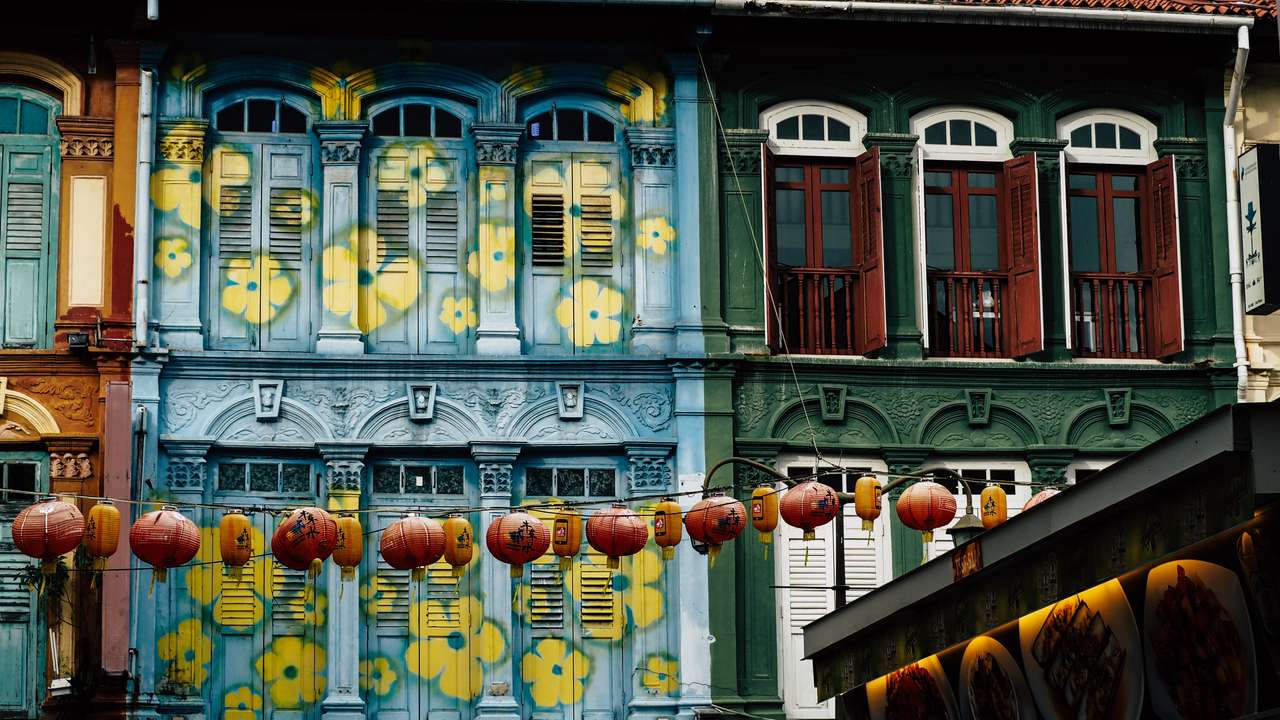 Čínská čtvrť – Singapur skládačky online