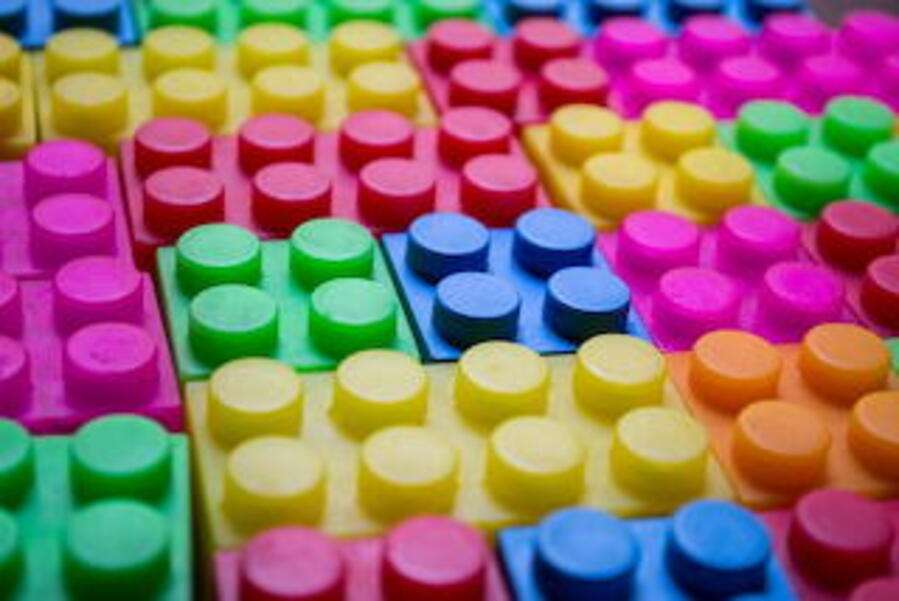 χρωματιστό lego παζλ online