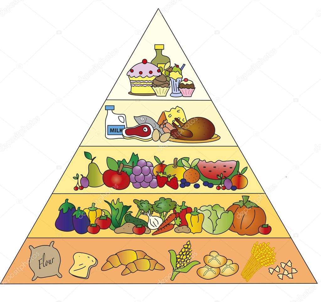 piramide alimentare puzzle online
