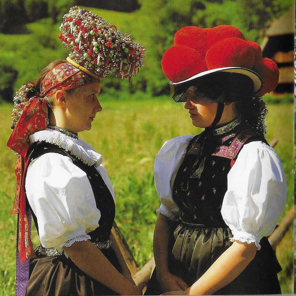Black Forest traditionella hattar pussel på nätet