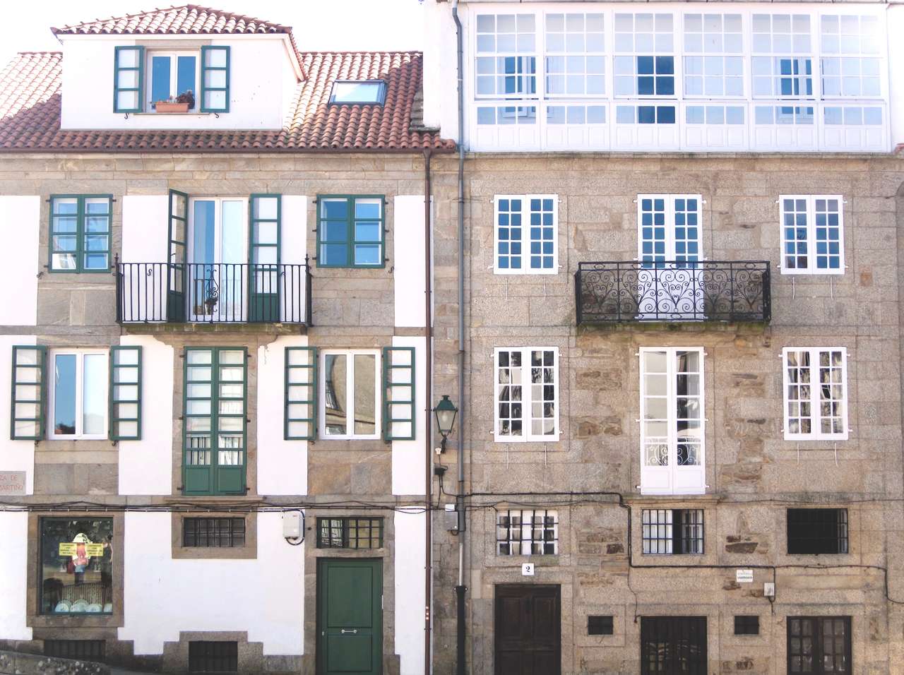 Galicische typische huizen online puzzel