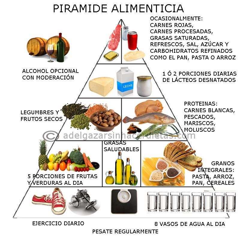 Pirámide Alimenticia rompecabezas en línea