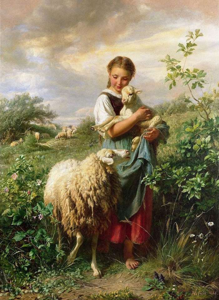 若い羊飼い ジグソーパズルオンライン