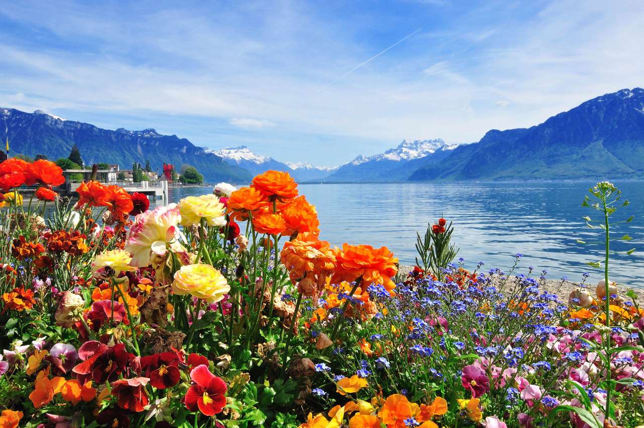 スイスの風景 ジグソーパズルオンライン