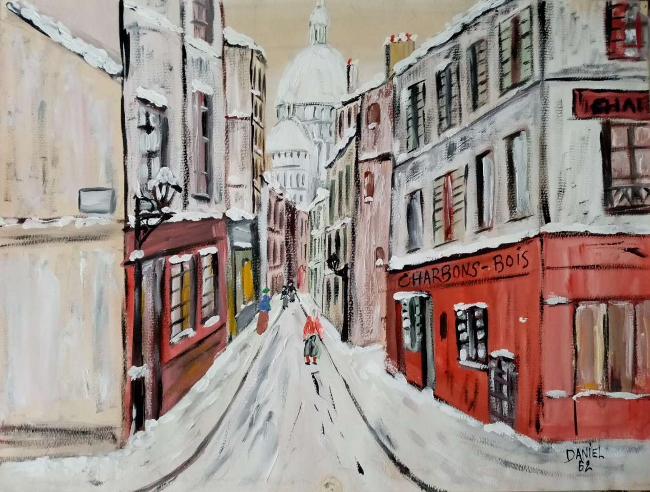 Montmartre és Sacre Coeur kirakós online