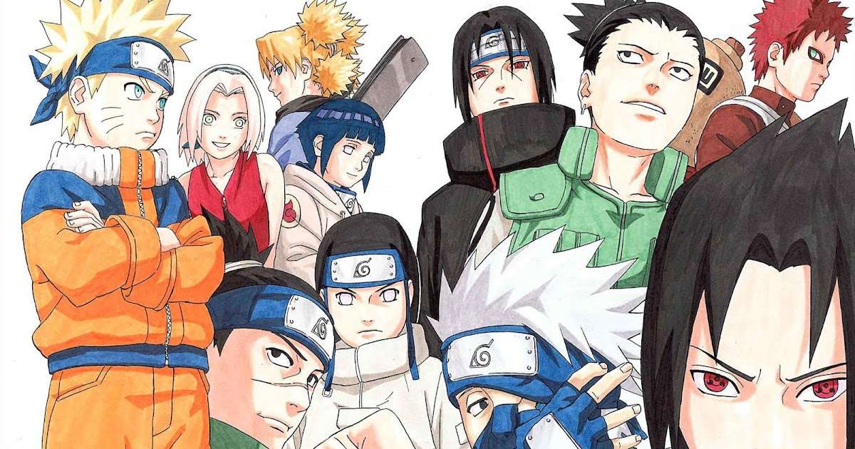 Naruto és barátai kirakós online