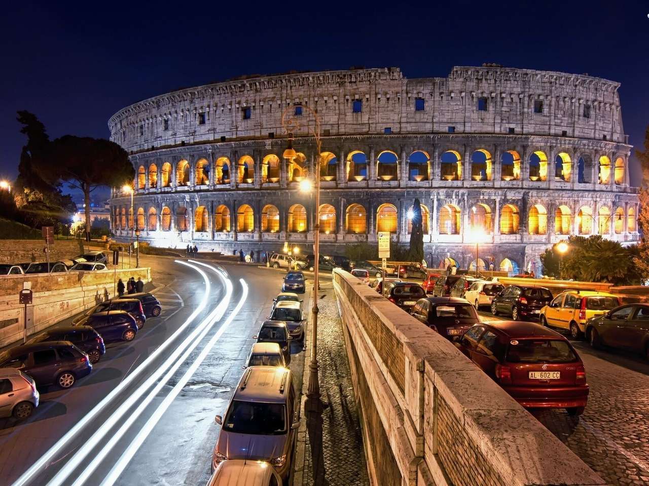 Verlicht Colosseum legpuzzel online