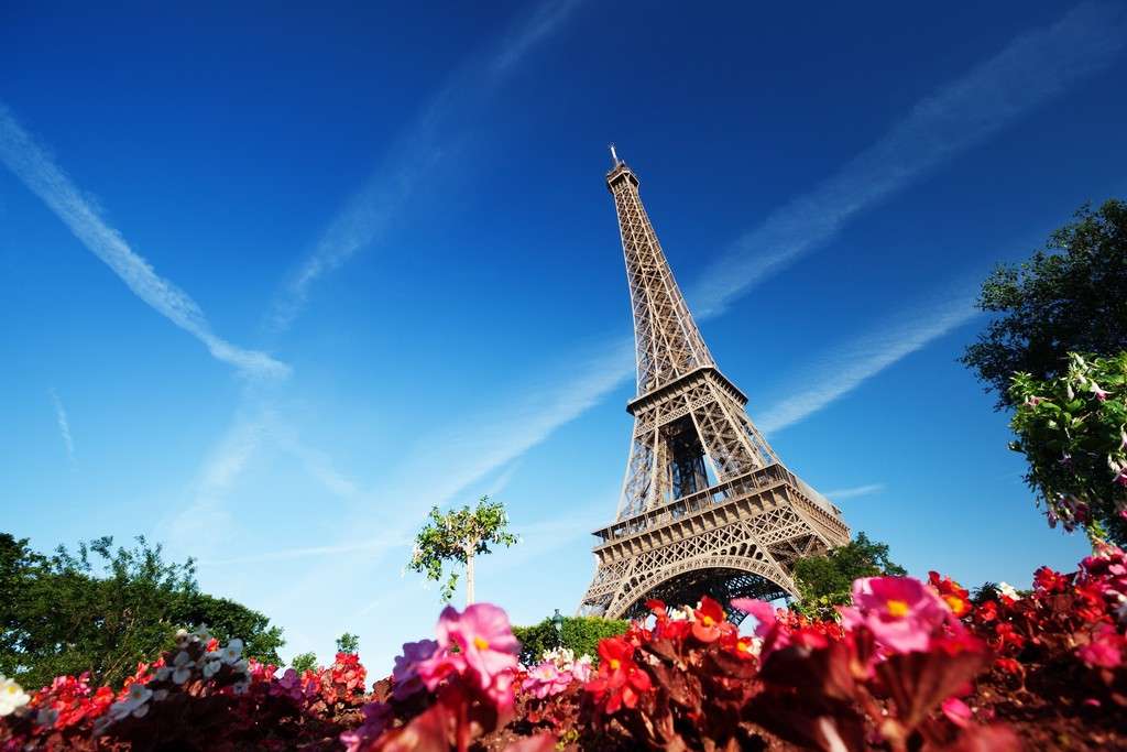 Franciaország, Eiffel-torony online puzzle