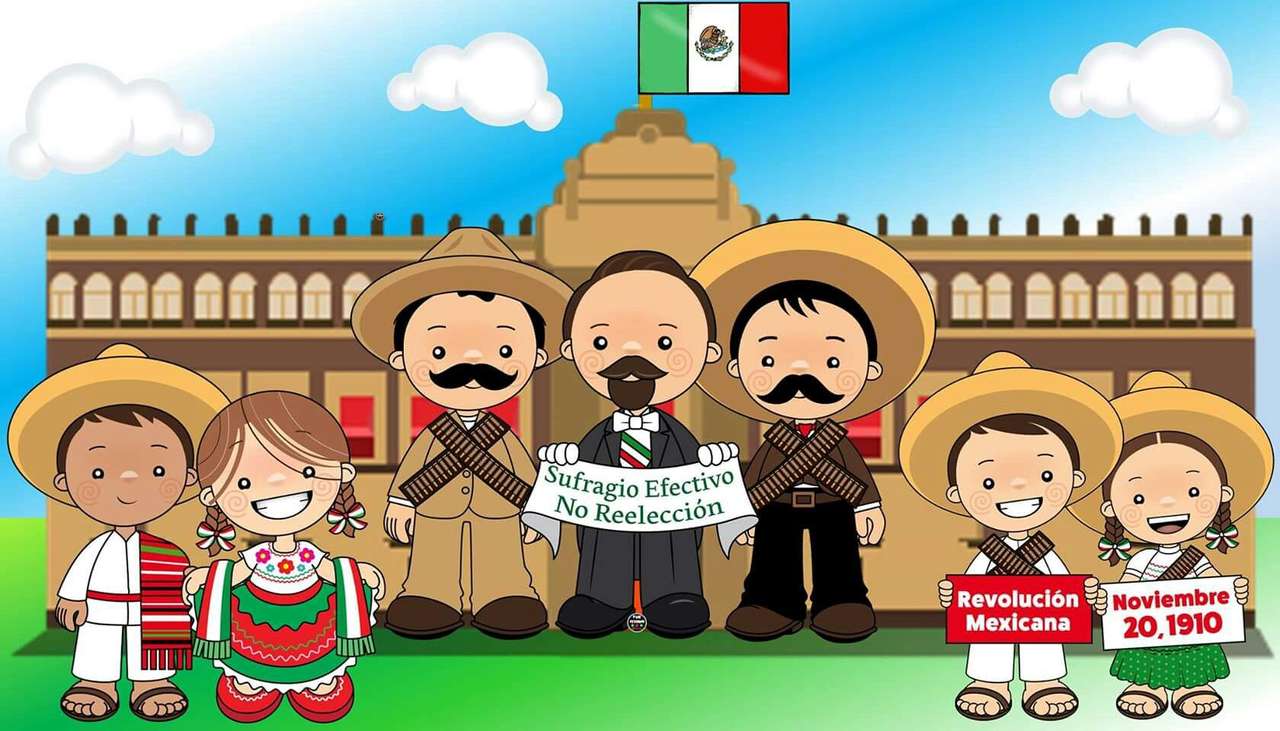 MEXICKÁ REVOLUCE skládačky online