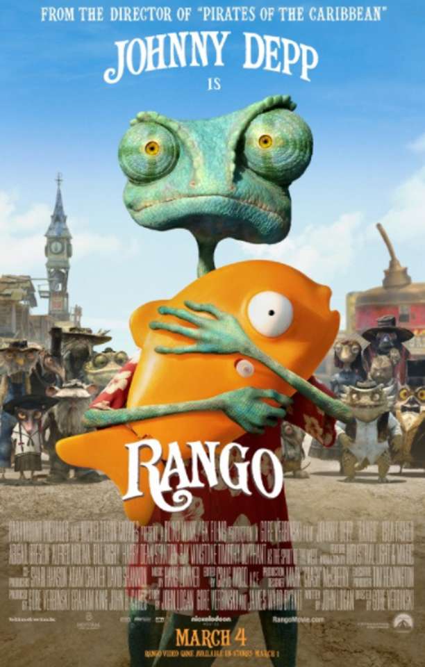 Pôster do filme Rango 2011 quebra-cabeças online