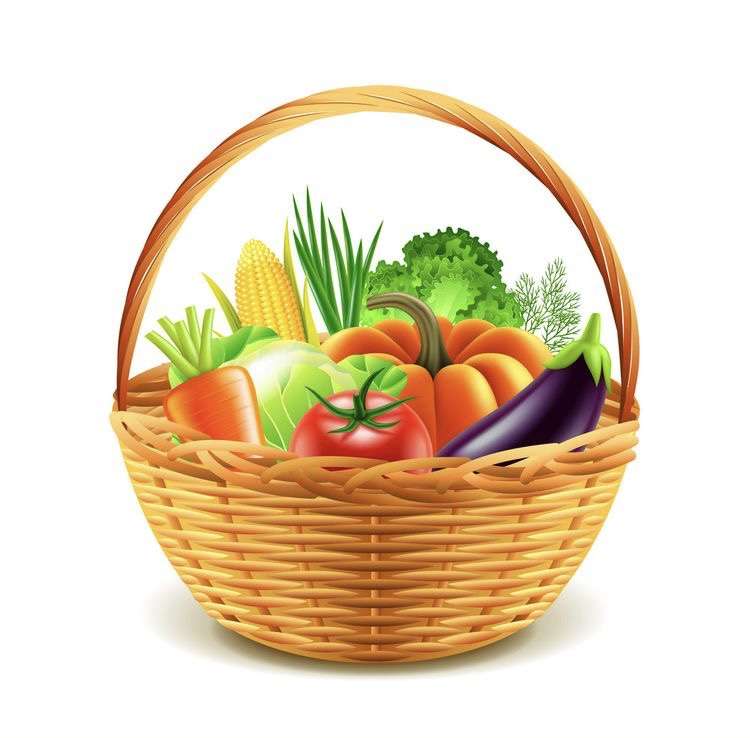 The vegetable basket jigsaw puzzle online