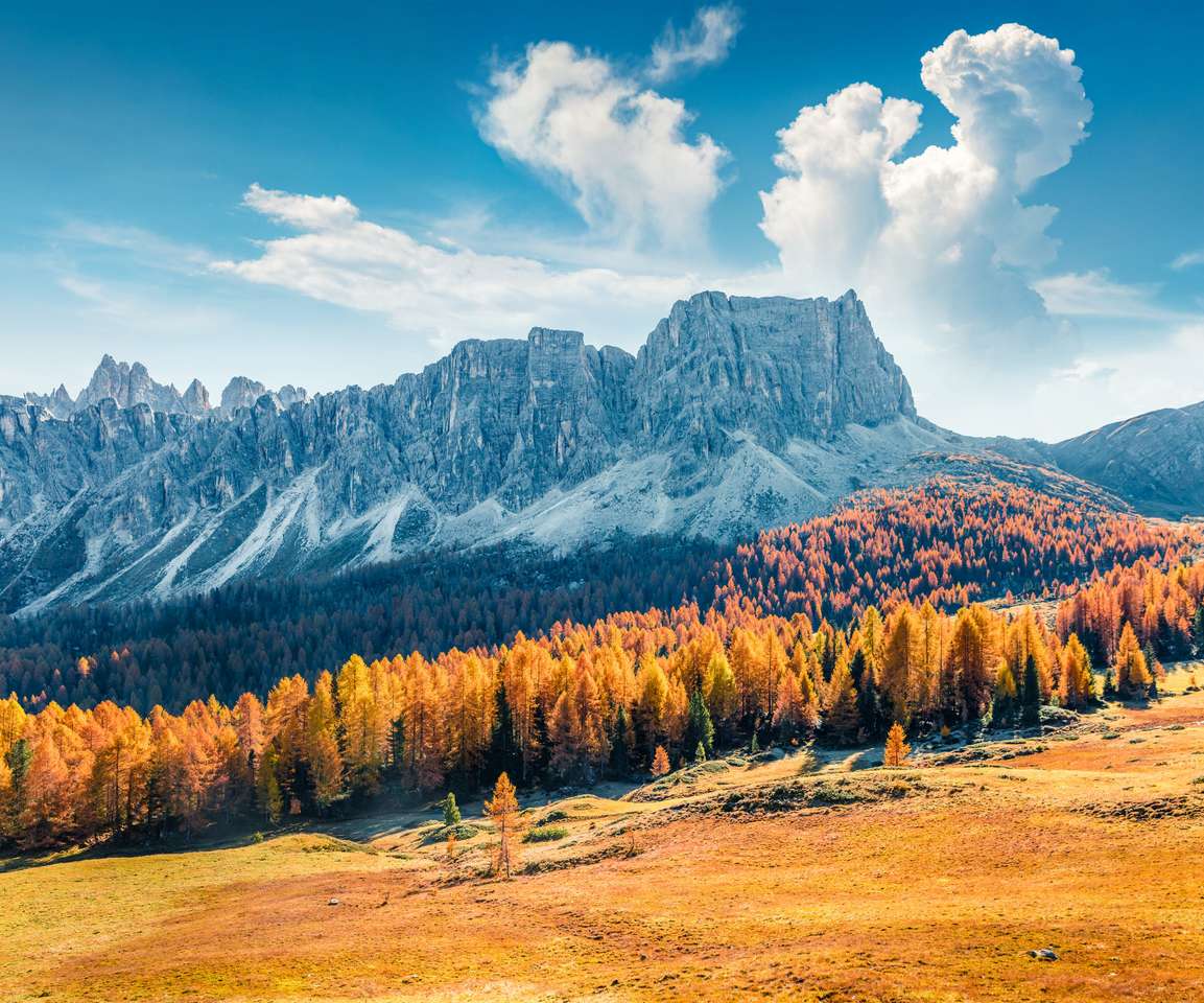 Πέρασμα Giau στις Δολομιτικές Άλπεις, Cortina d'Ampezzo παζλ online