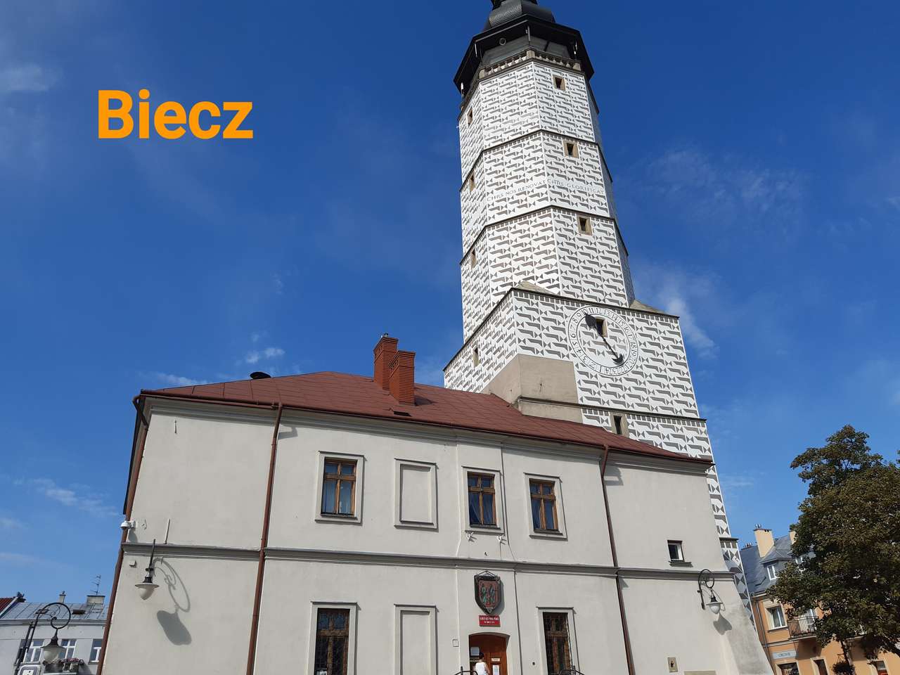 das alte Rathaus in Biecz Puzzlespiel online