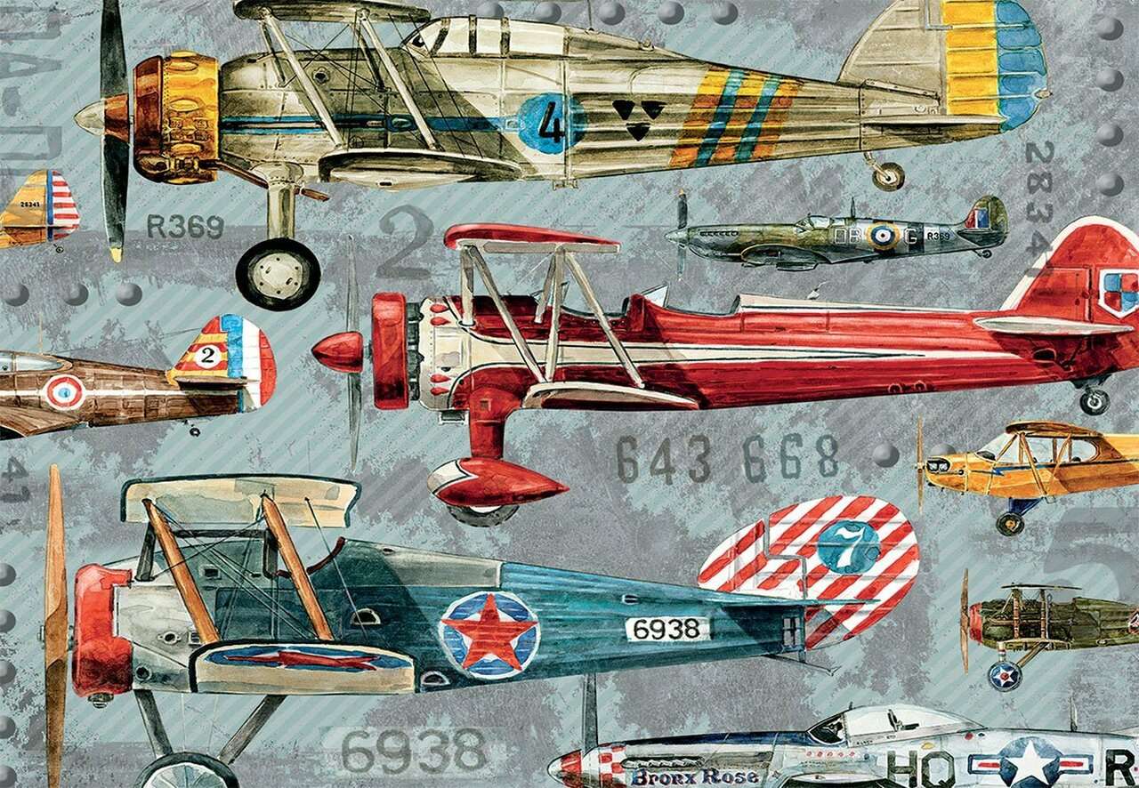 Biplanuri retro, visele noastre din copilărie... jigsaw puzzle online