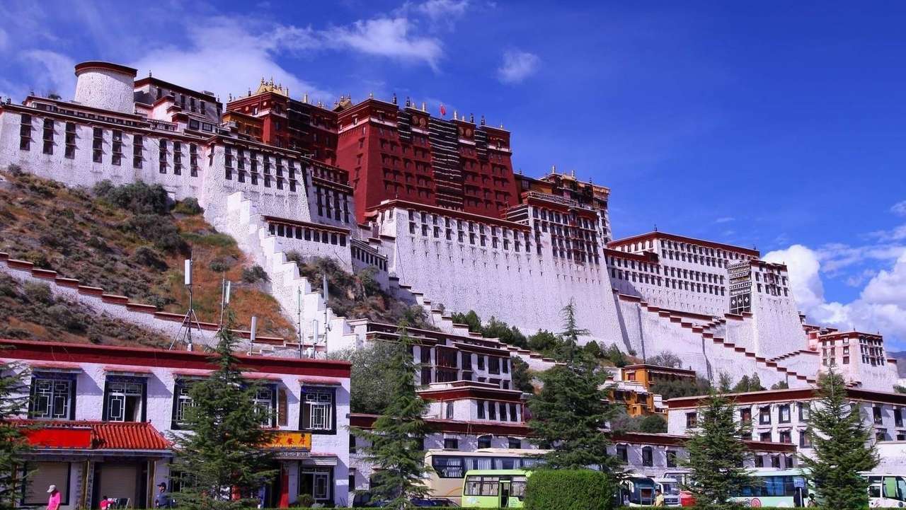 Палац Потала - тибетська резиденція онлайн пазл