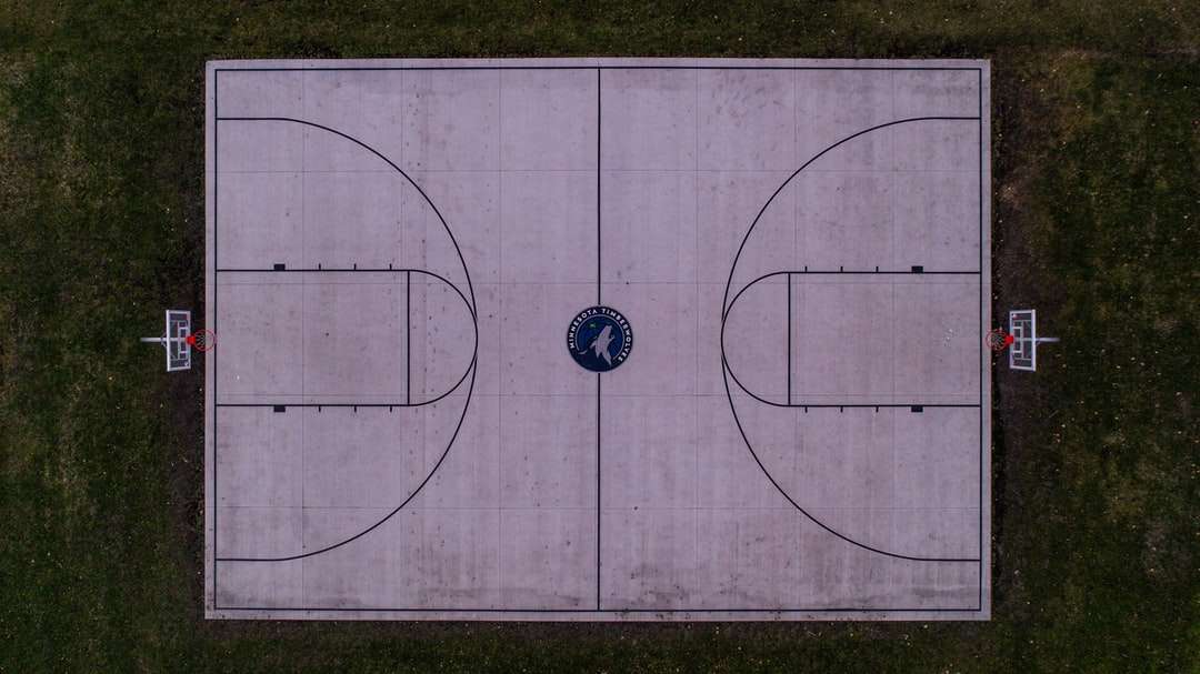 изглед отгоре на баскетболно игрище онлайн пъзел