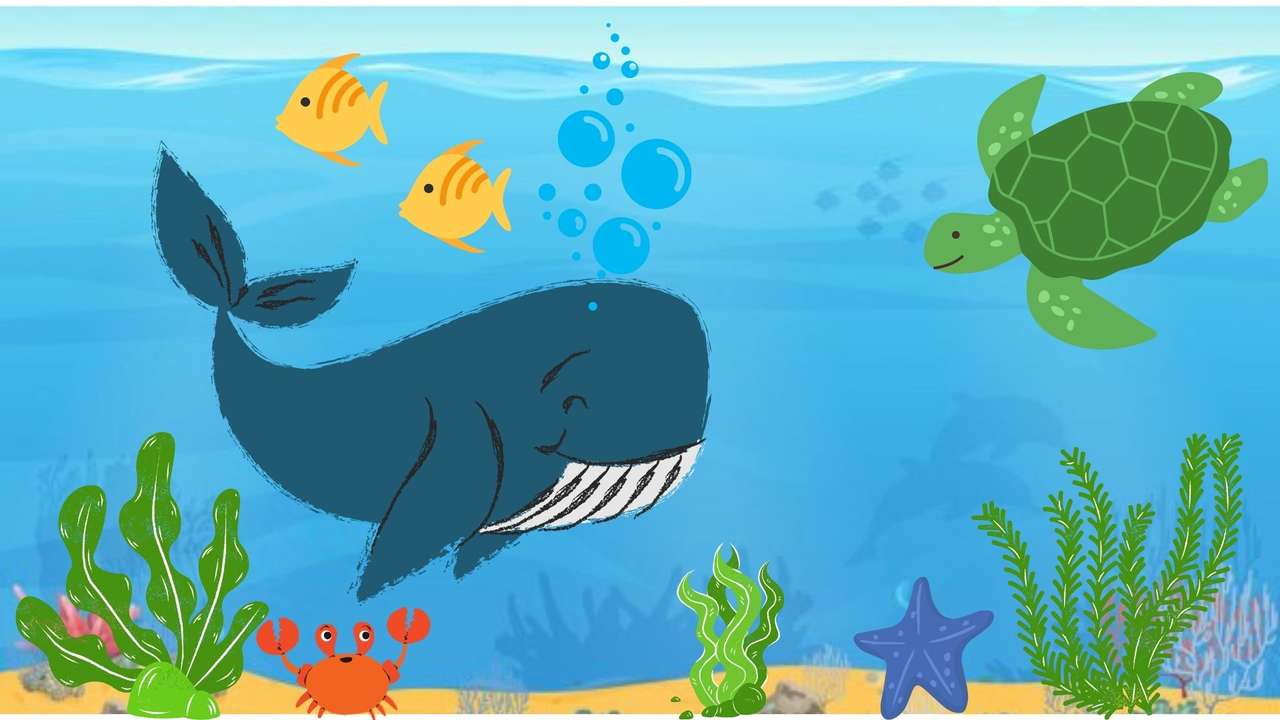海の動物のパズル ジグソーパズルオンライン