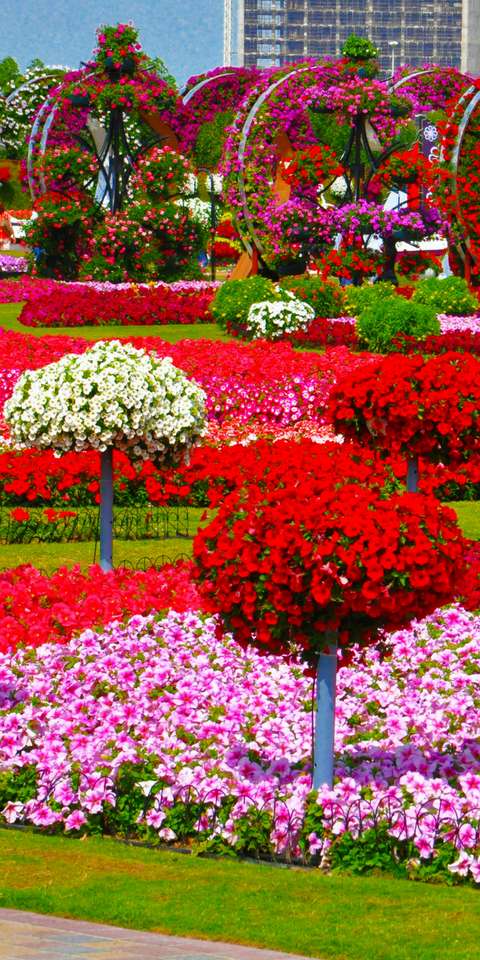 Jardin de fleurs puzzle en ligne