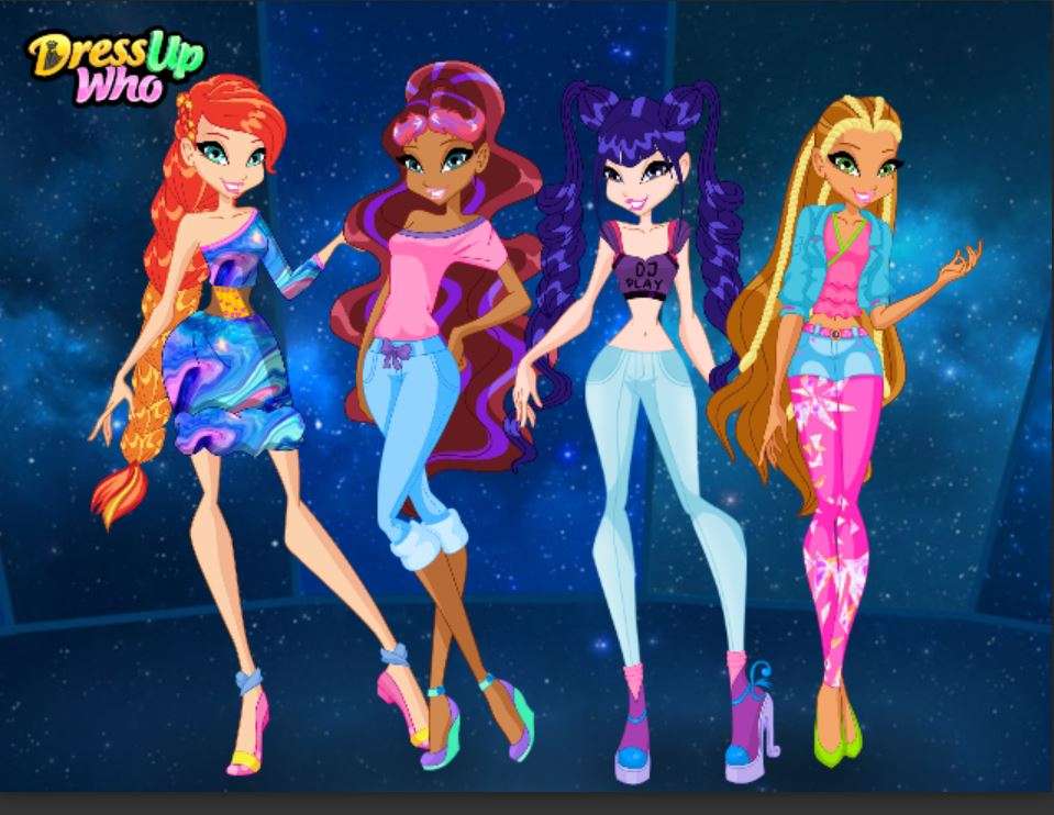 winx in a dress jigsaw puzzle online