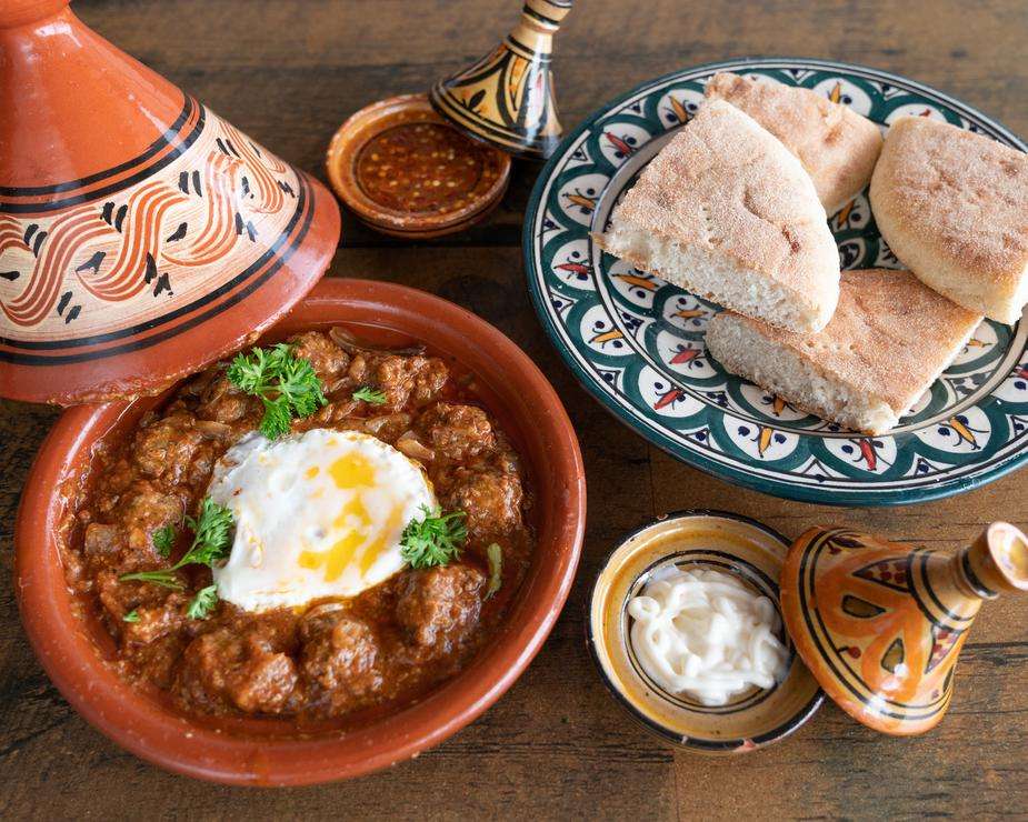 Arabisk maträtt pussel på nätet