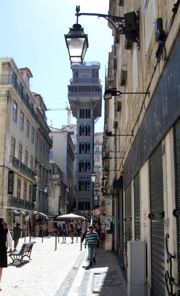 оглядова вежа в Лісабоні онлайн пазл