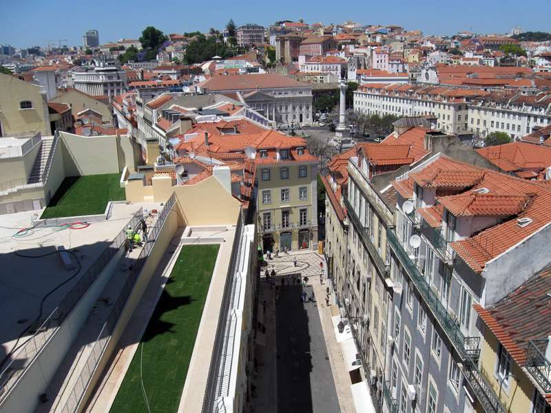 Stadtzentrum von Lissabon Puzzlespiel online