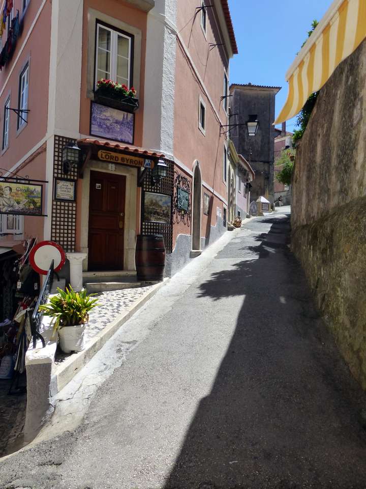 steegje, Sintra, Portugal online puzzel