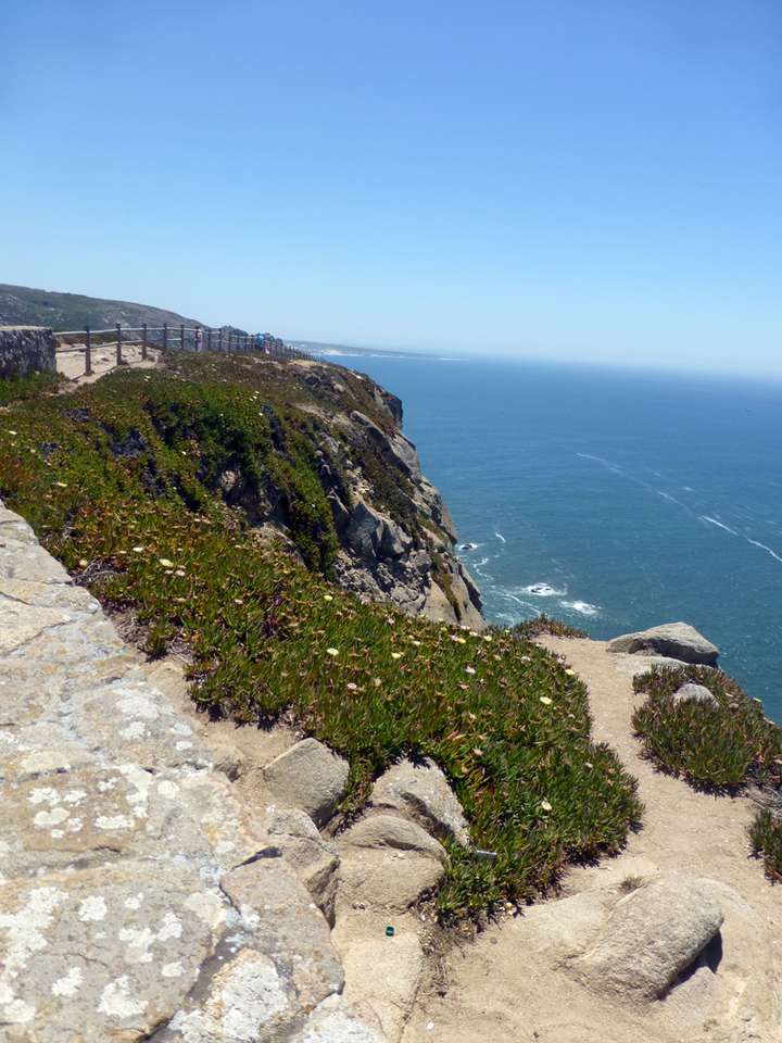 rochers au-dessus de l'océan, Portugal puzzle en ligne