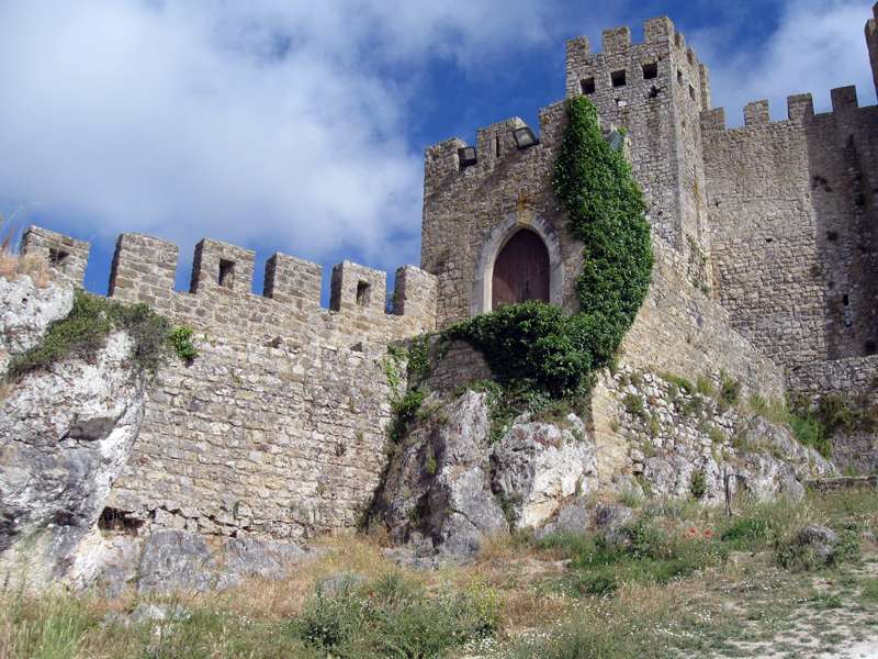 Fragment einer Burg in Portugal Puzzlespiel online