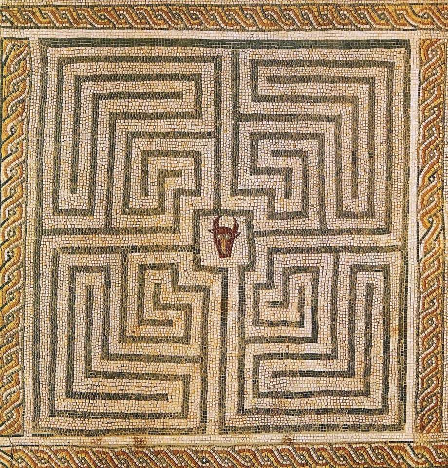 Le Labyrinthe du Minotaure puzzle en ligne