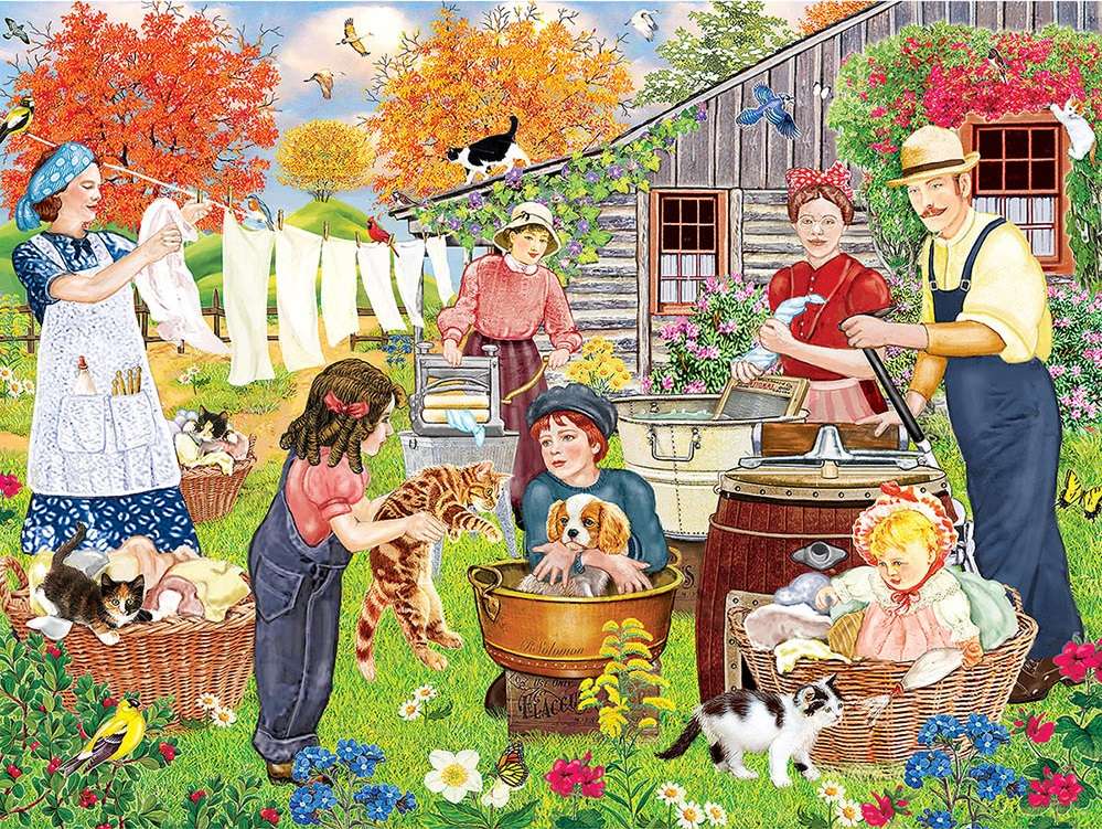 Wash Day jigsaw puzzle online