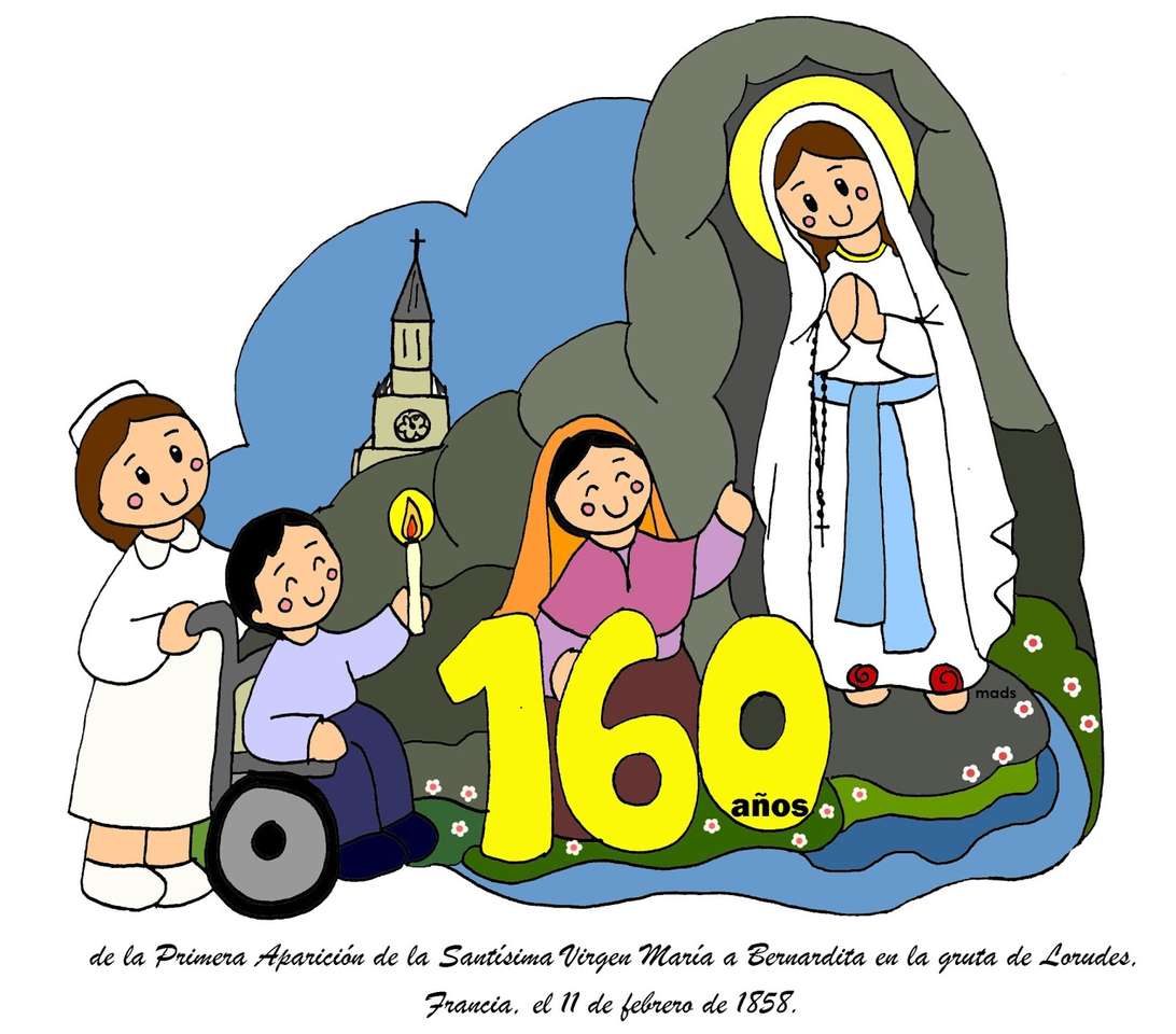 Fecioara din Lourdes puzzle online