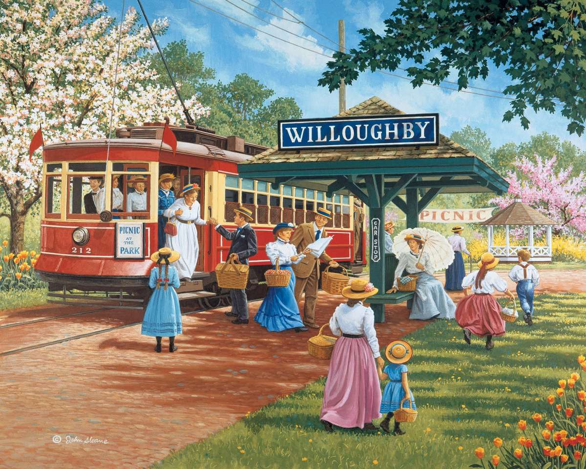 Trolley picnic online puzzle