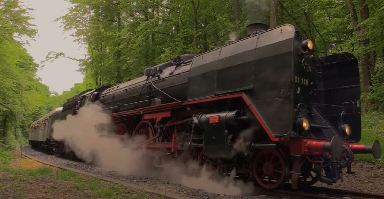 Historie parních lokomotiv skládačky online