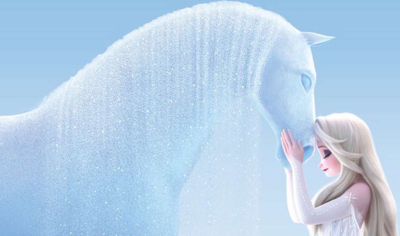 Elsa a vodní kůň online puzzle