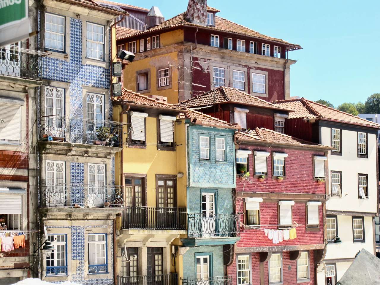 enkele Portugese huizen legpuzzel online
