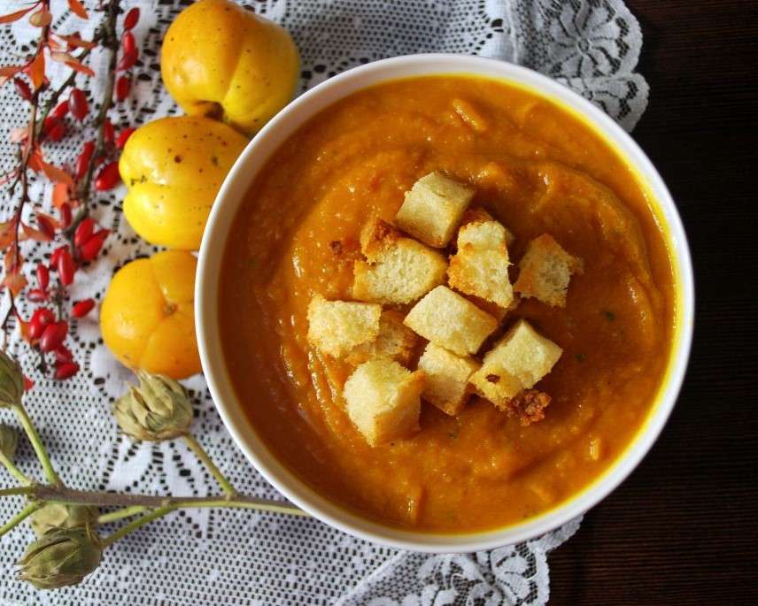 Una zuppa calda puzzle online